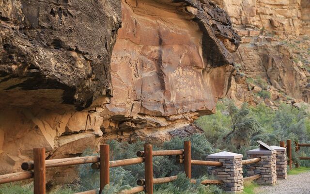 Nine Mile Canyon in Utah boasts thousands of petroglyphs created by Native American cultures