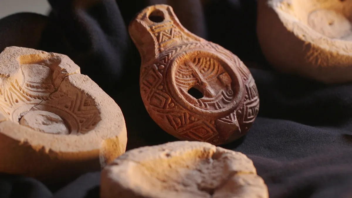 Following several Jewish revolts, the Romans suppressed Jewish worship in Jerusalem during the second century, making artifacts reflecting Jewish heritage from this period exceedingly rare.