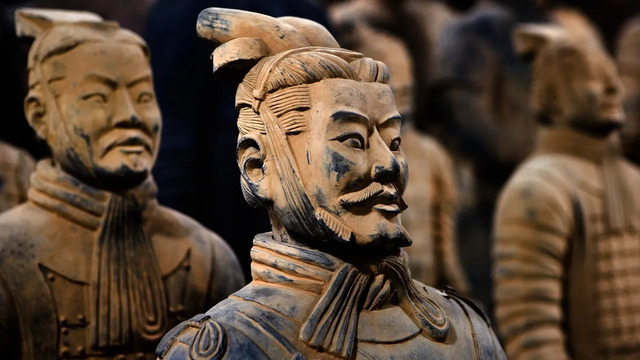 Of the 2,000 terracotta figurines discovered so far, only 10 depict high-ranking officers. This image does not include the most recent findings. (Image credit: Danny Lehman/Getty Images)
