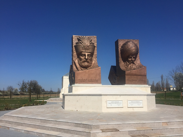 Once considered a possible location of Turbek, this area near the Almas Stream is now home to a monument symbolizing friendship between Turkey and Hungary. (Credit: Courtesy Sara Toth Stub)