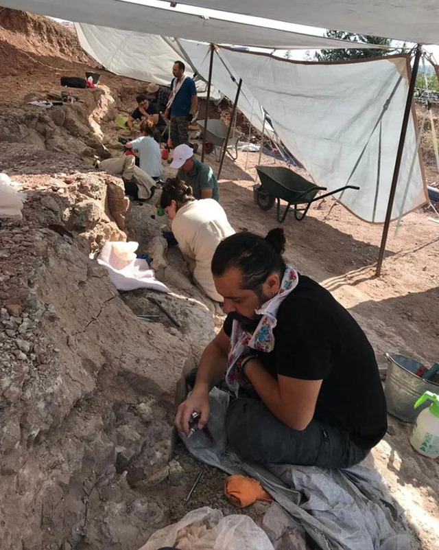 The Çorakyerler excavation site, a treasure trove of ancient fossils, serves as the backdrop for the discovery of Anadoluvius turkae. (Credit: Ayla Sevim-Erol, University of Toronto, EurekAlert)