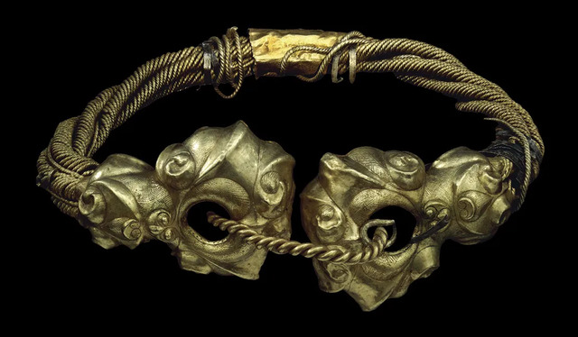 The so-called ‘Grotesque torc’ underwent significant restoration at some point in its long history.