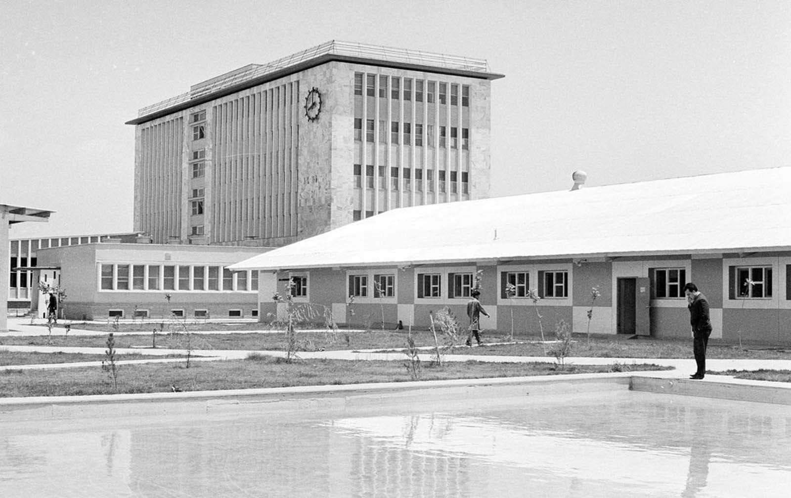A symbol of modernization, Kabul’s state-of-the-art government printing plant, completed in 1966.