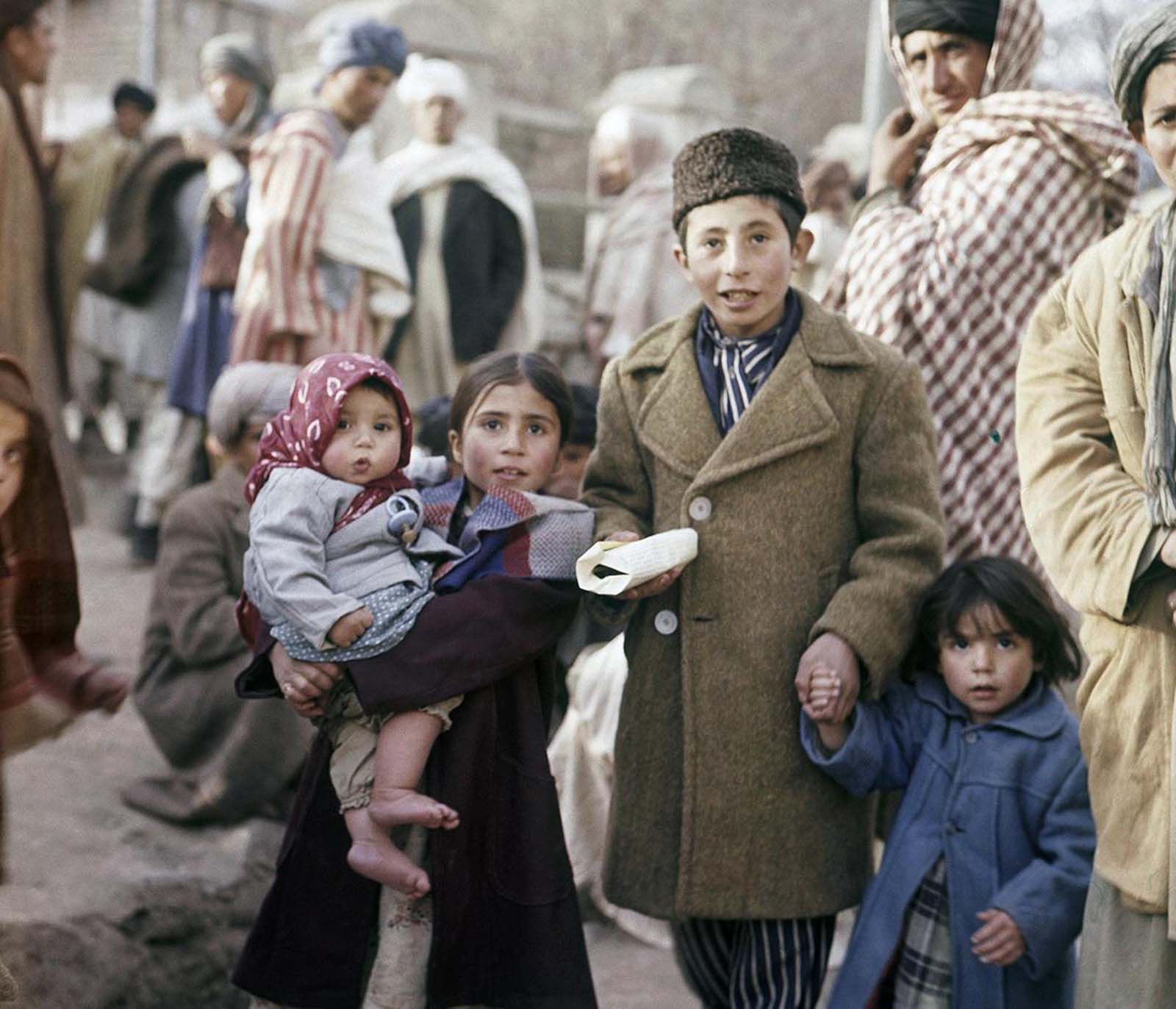 Children playing in the streets of Kabul, November 1961.