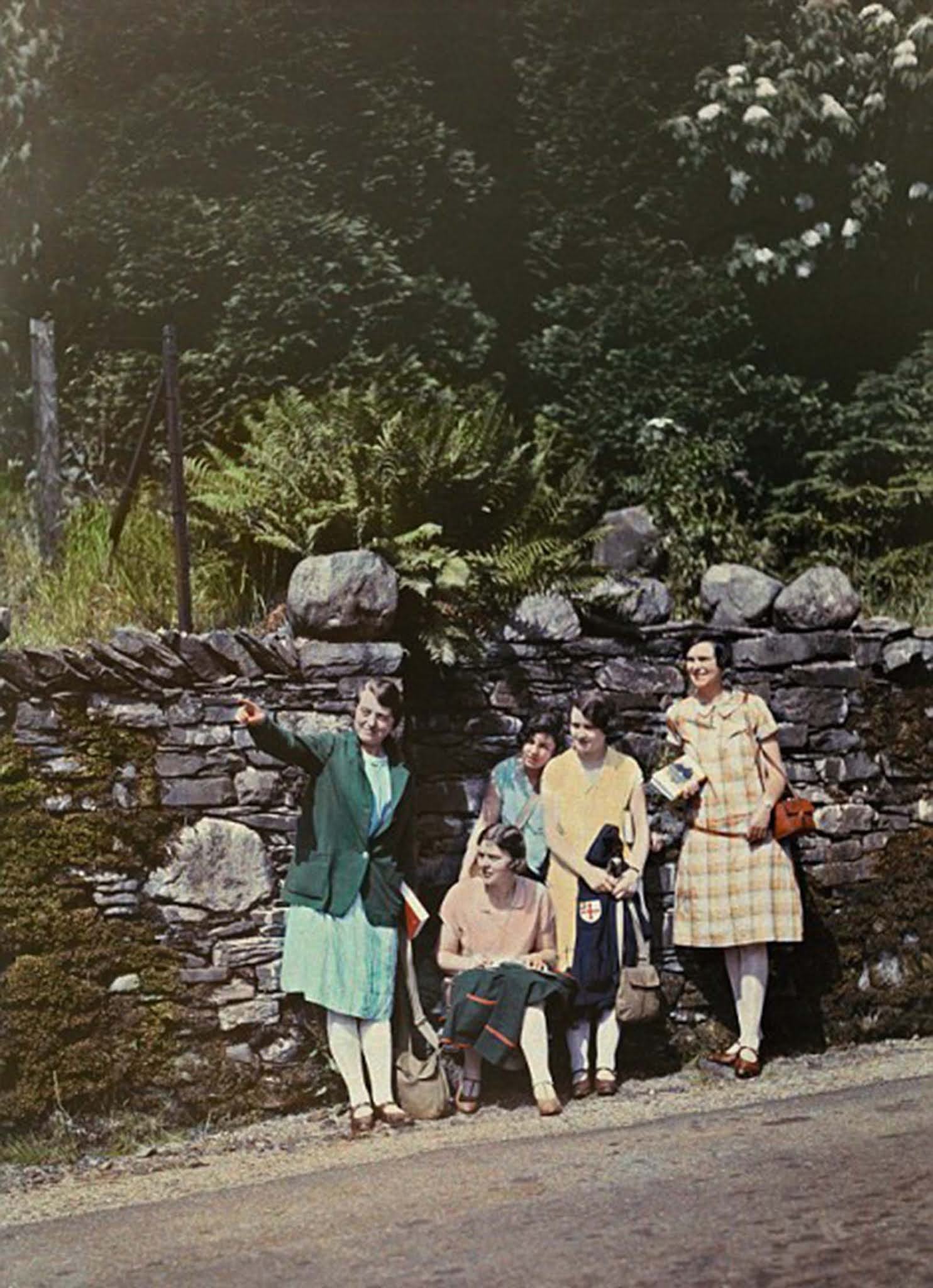 Exploring the Countryside – A group of adventurous women set off on a scenic hike in Cumbria.