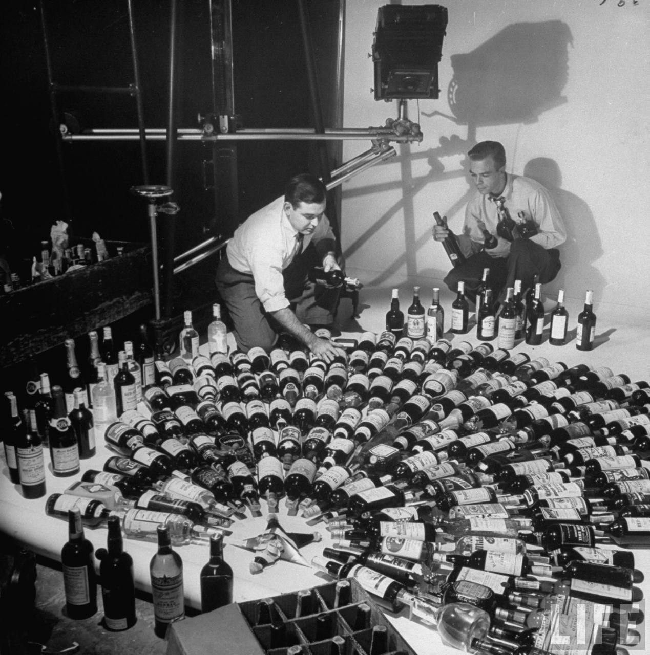 Macy’s photographers in action, preparing for their next big photo shoot.