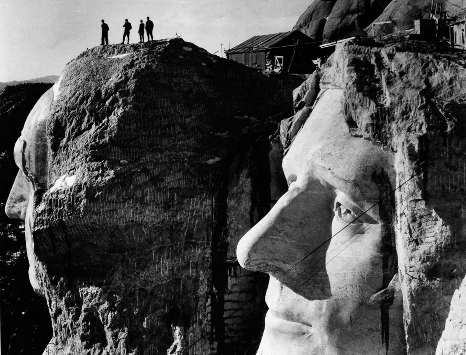 The National Park Service assumes control of Mount Rushmore in 1933.