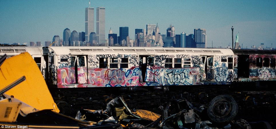 Once a common sight, the graffiti-covered New York City subway cars were cleaned in the late 1980s, and the vibrant art never returned.